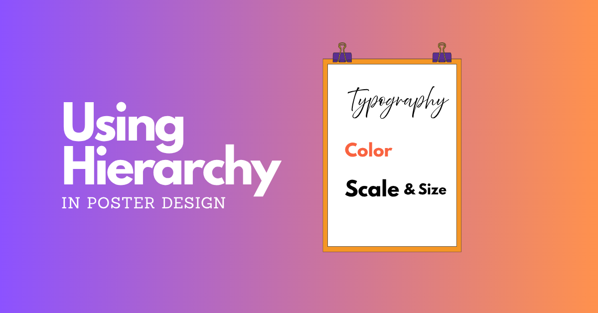 Using Hierarchy in Poster&nbsp;Design